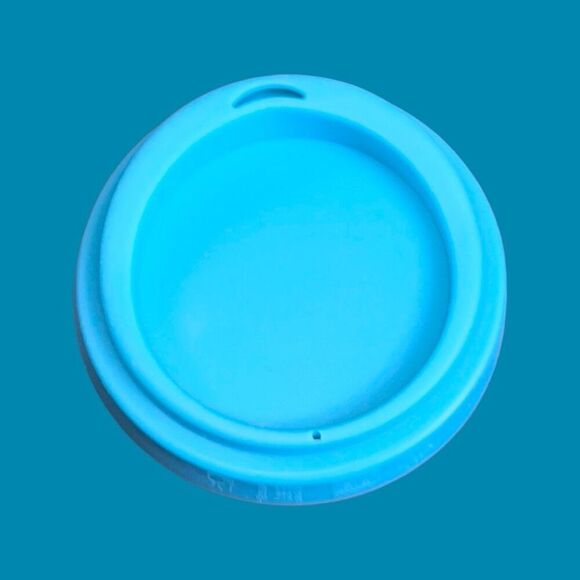 2011 Caribou Coffee Polka Dot Ceramic 13 Oz. Coffee Tea CoCo Mug with Lid - Picture 6 of 7